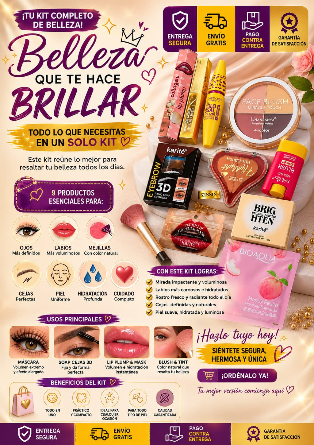 KIT MAKEUP MUNDIAL