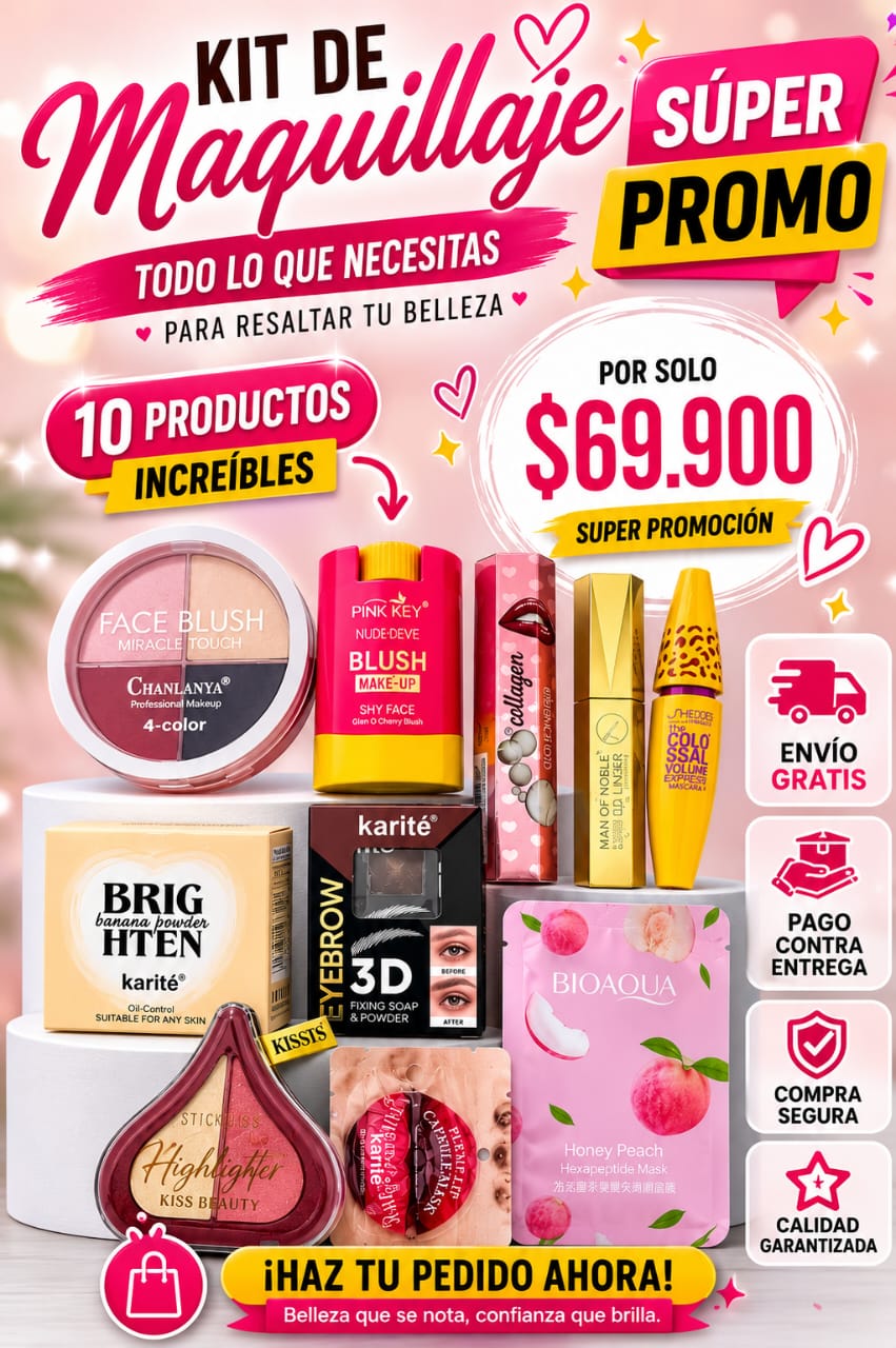 KIT MAKEUP MUNDIAL